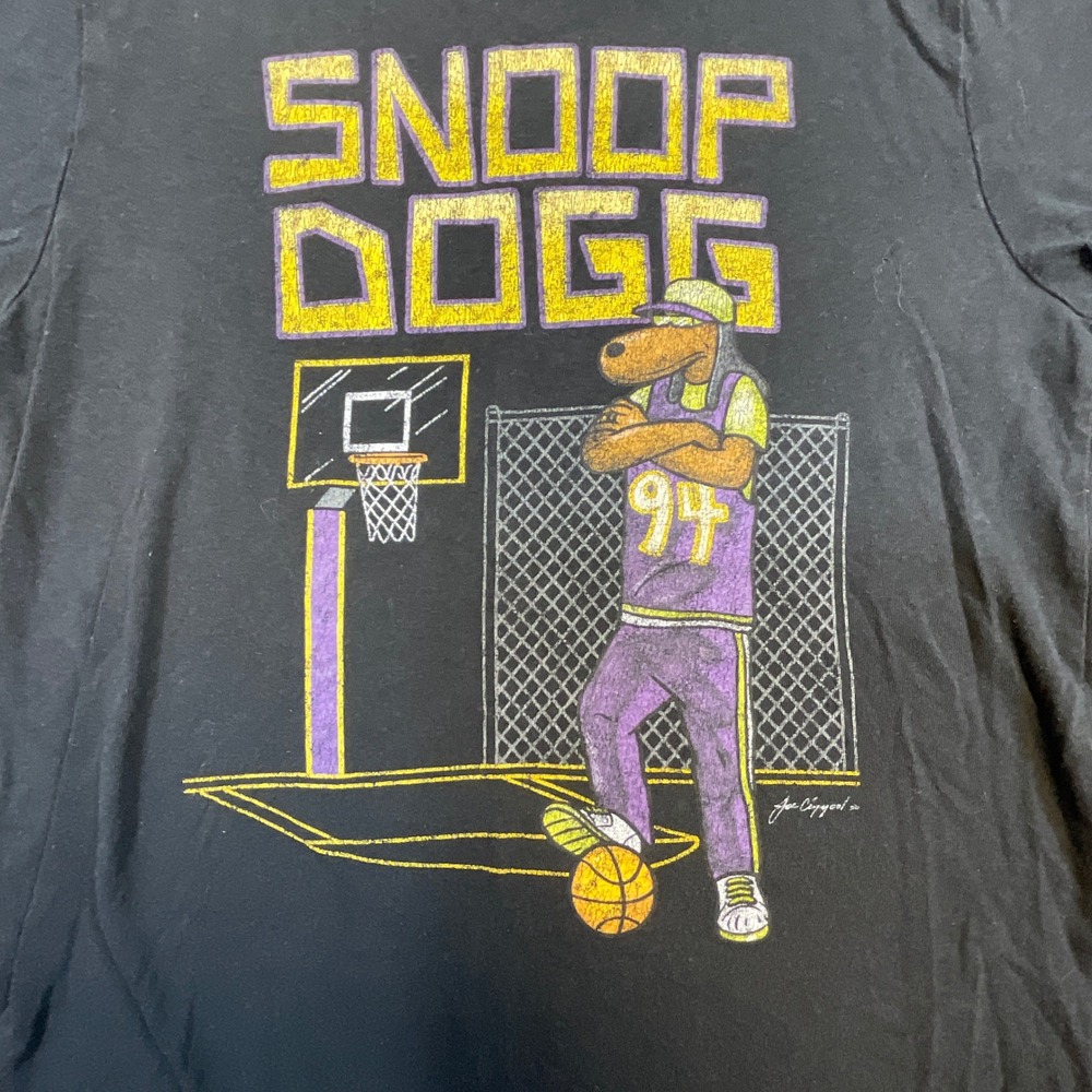 Old Navy Snoop Dogg Graphic Tee Kids Size M 8 Black‎ Basketball Rap Shirt Sports